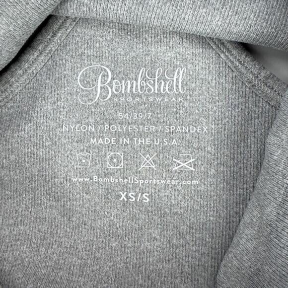 BOMBSHELL Sportswear Lifter Seamless Bra Size XS / Small Gray - Picture 3 of 5
